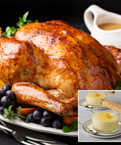 Roast Turkey and Lemon Posset